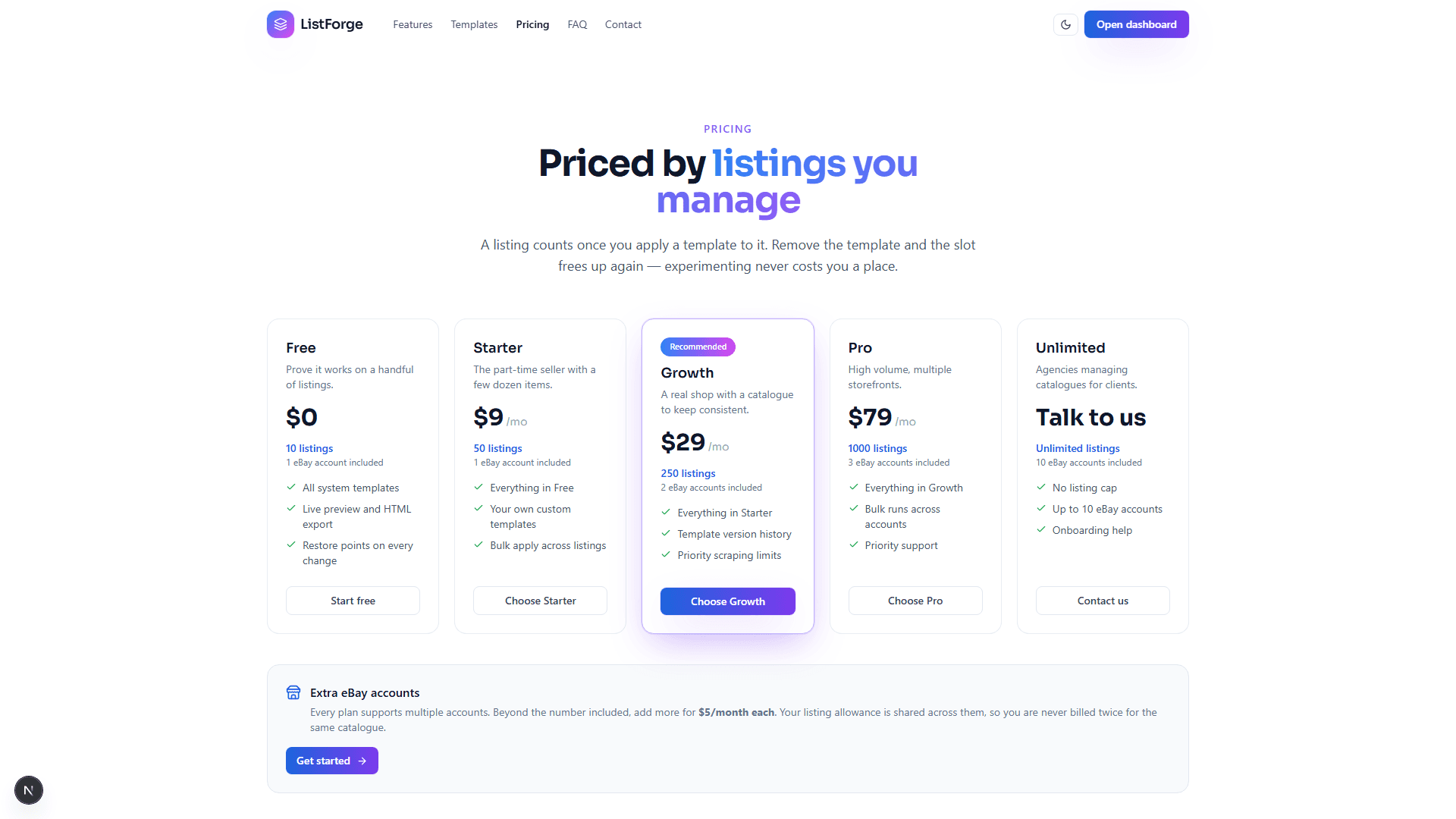 ListForge eBay Template Editor/Generator by CodeDarbar — screenshot 17
