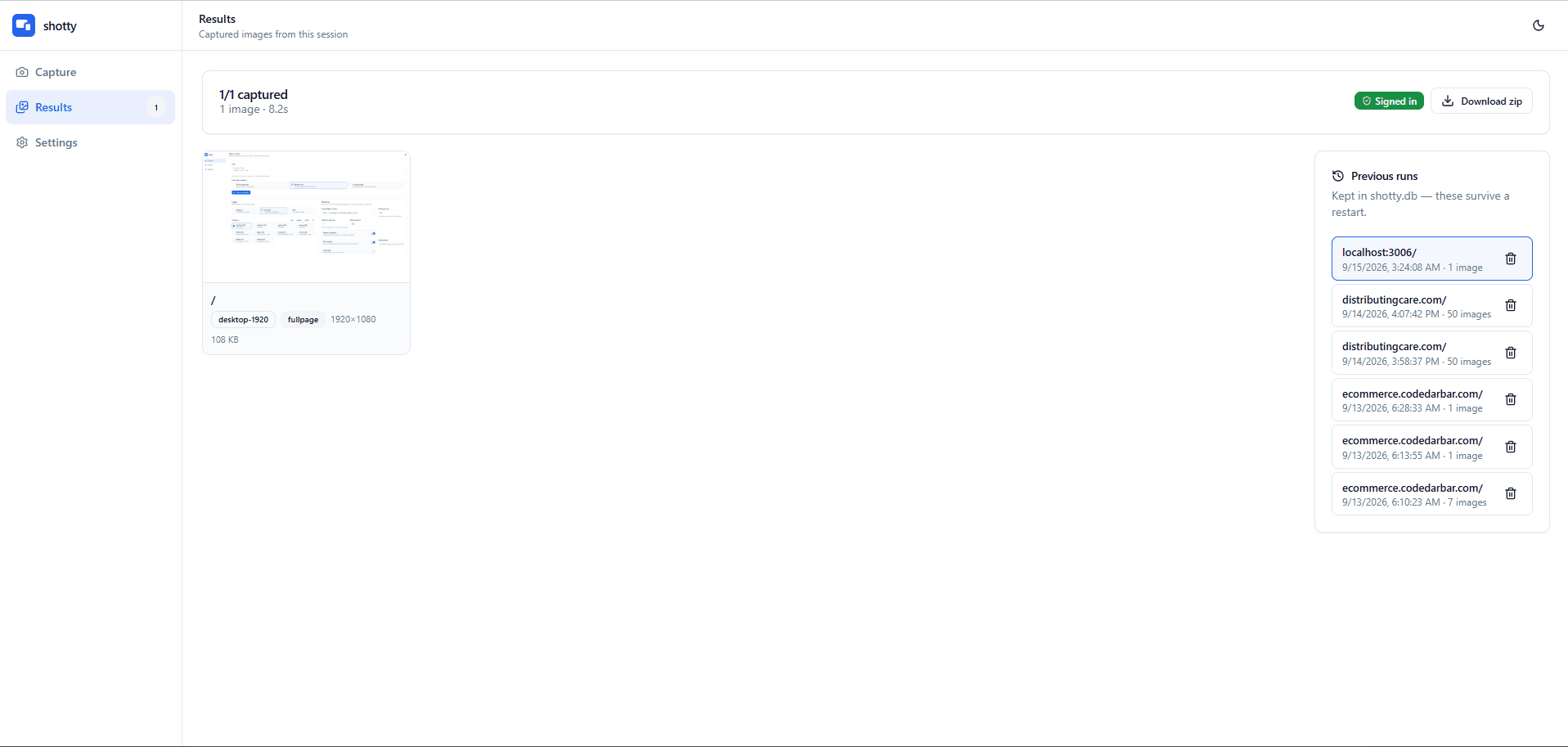 Shotty Captures Full Page by CodeDarbar — screenshot 2