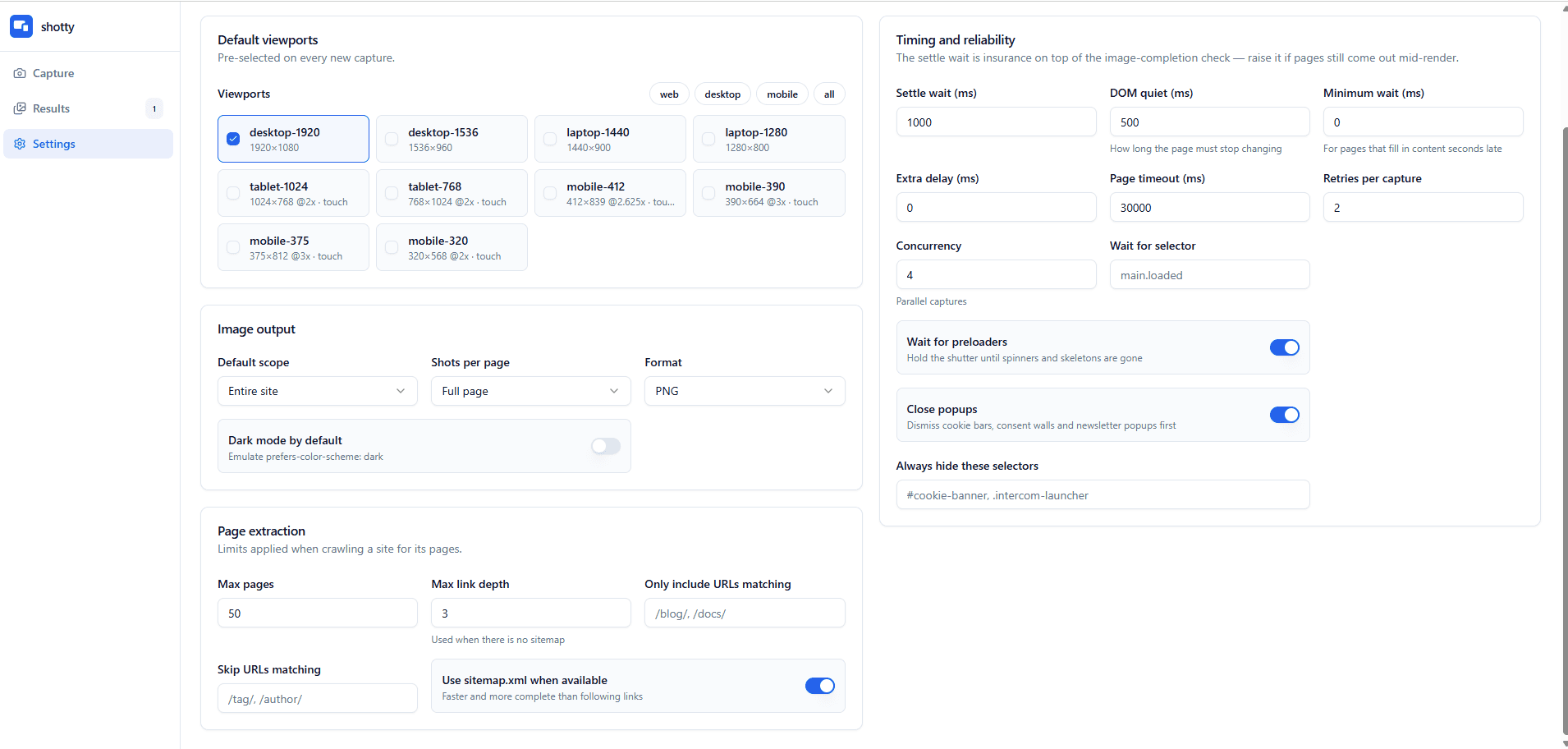 Shotty Captures Full Page by CodeDarbar — screenshot 3